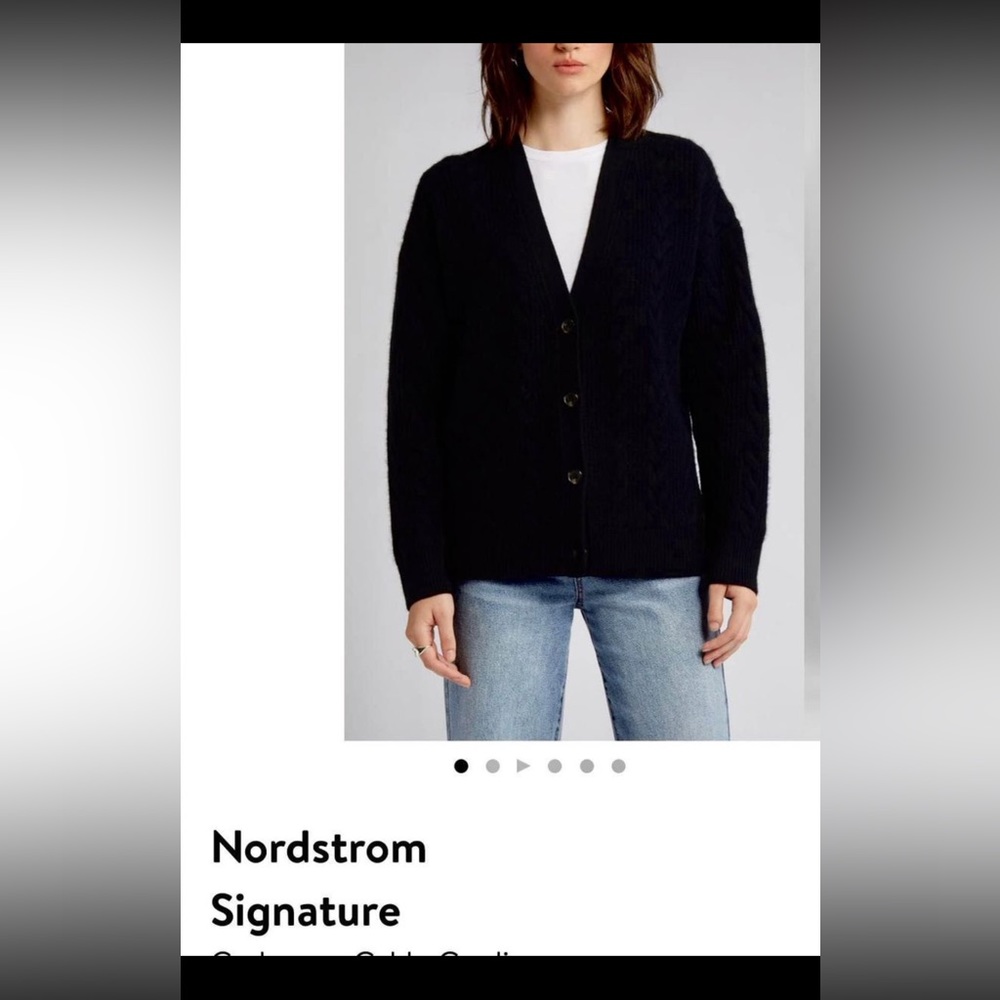 Nordstrom Signature Cashmere Cardigan!